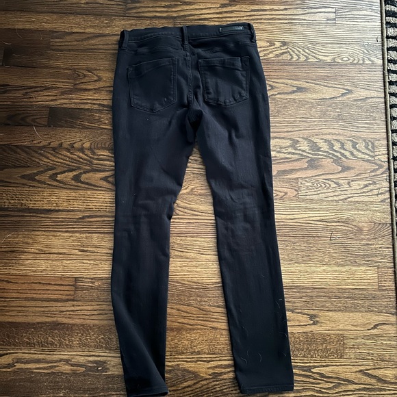 Express Distressed Black Jeggings - Picture 4 of 4